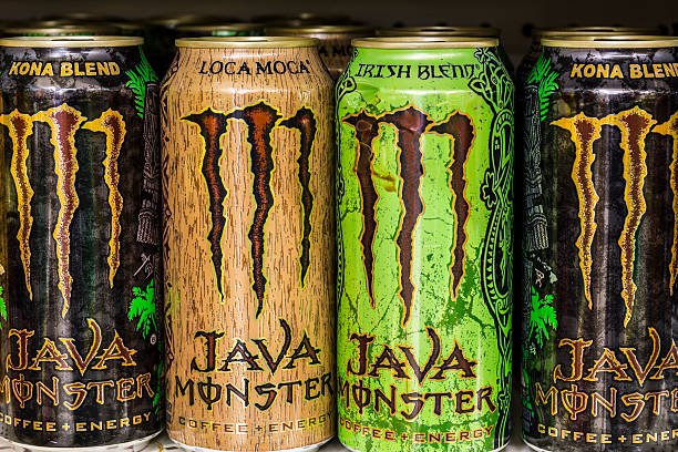 Monster Energy cans for wholesale beverage distribution
