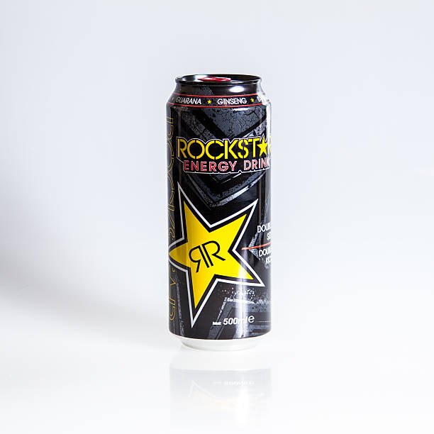 Rockstar Energy drink cans prepared for wholesale export