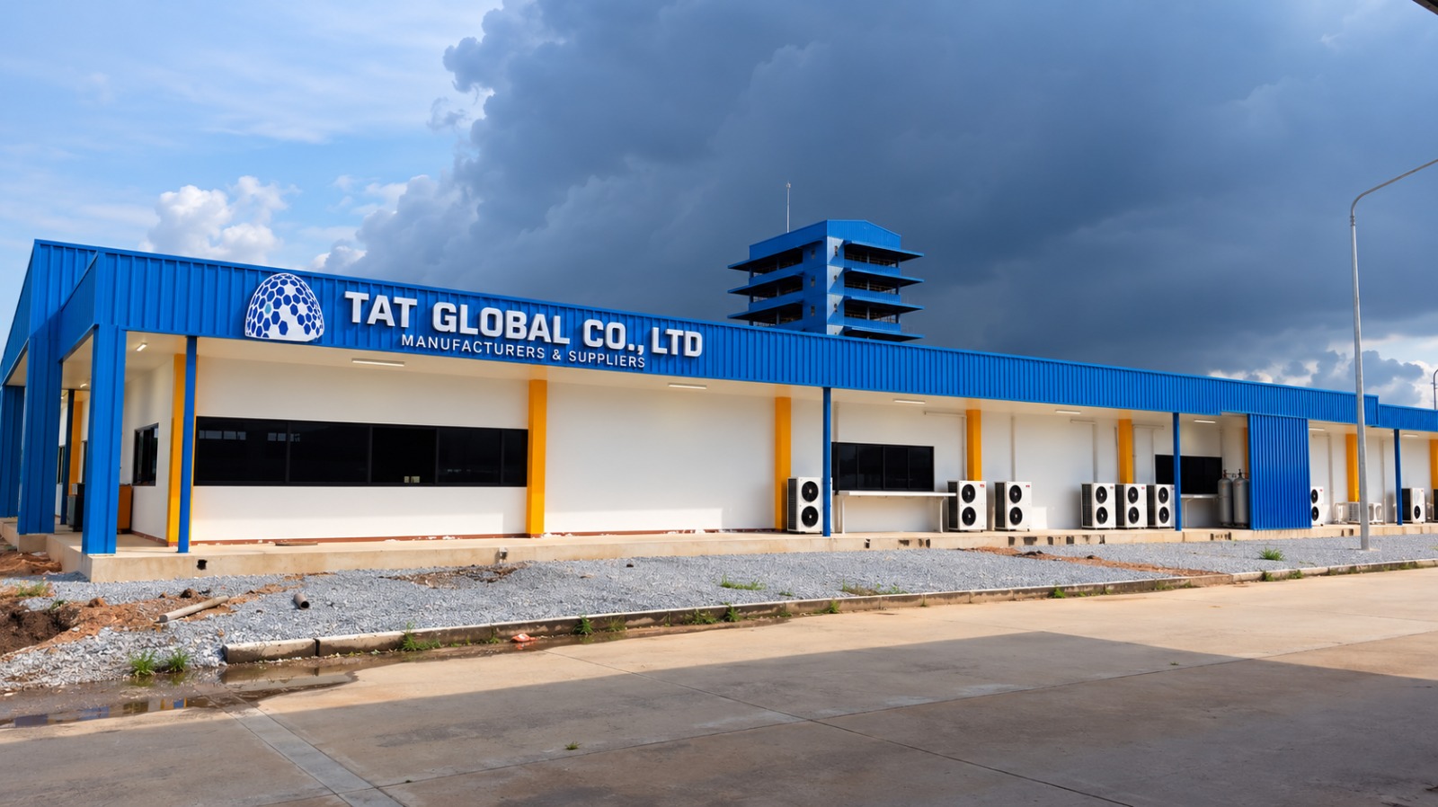 TAT Global Co., Ltd. blue manufacturing and export facility in Thailand